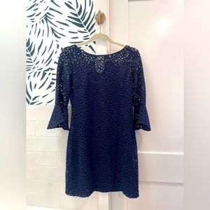 Lilly Pulitzer Fontaine Dress Size Small True Navy